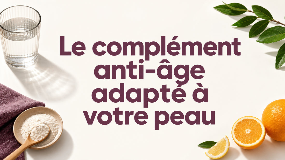 Composition naturelle autour d’un complément alimentaire anti-âge pour la peau