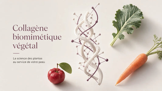 Illustration de peptides végétaux et de structure biomimétique